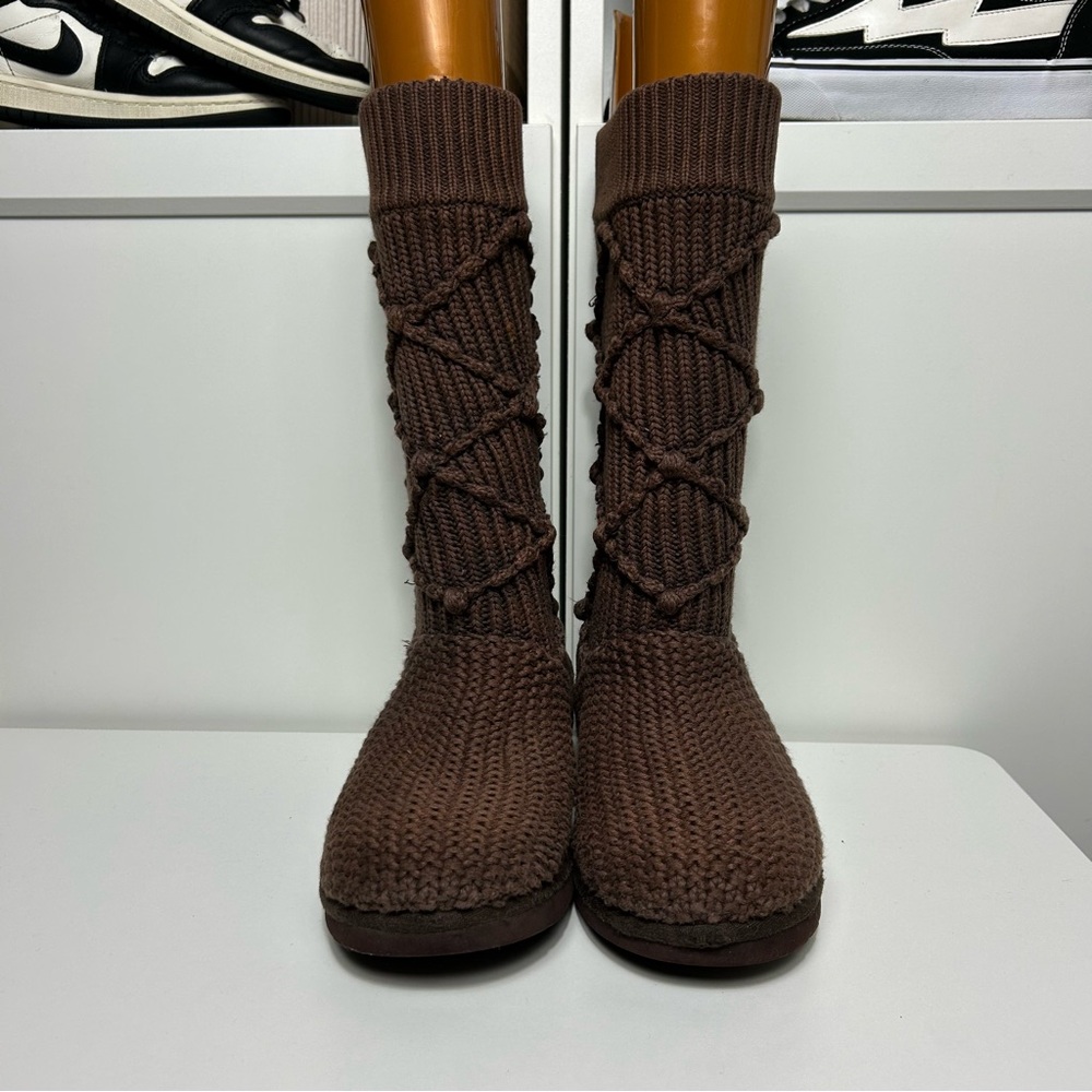 Ugg argyle knit brown boots - Picture 2 of 9